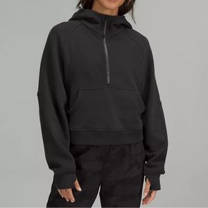 Lululemon Scuba Oversized Half-Zip Hoodie Black XL/XXL